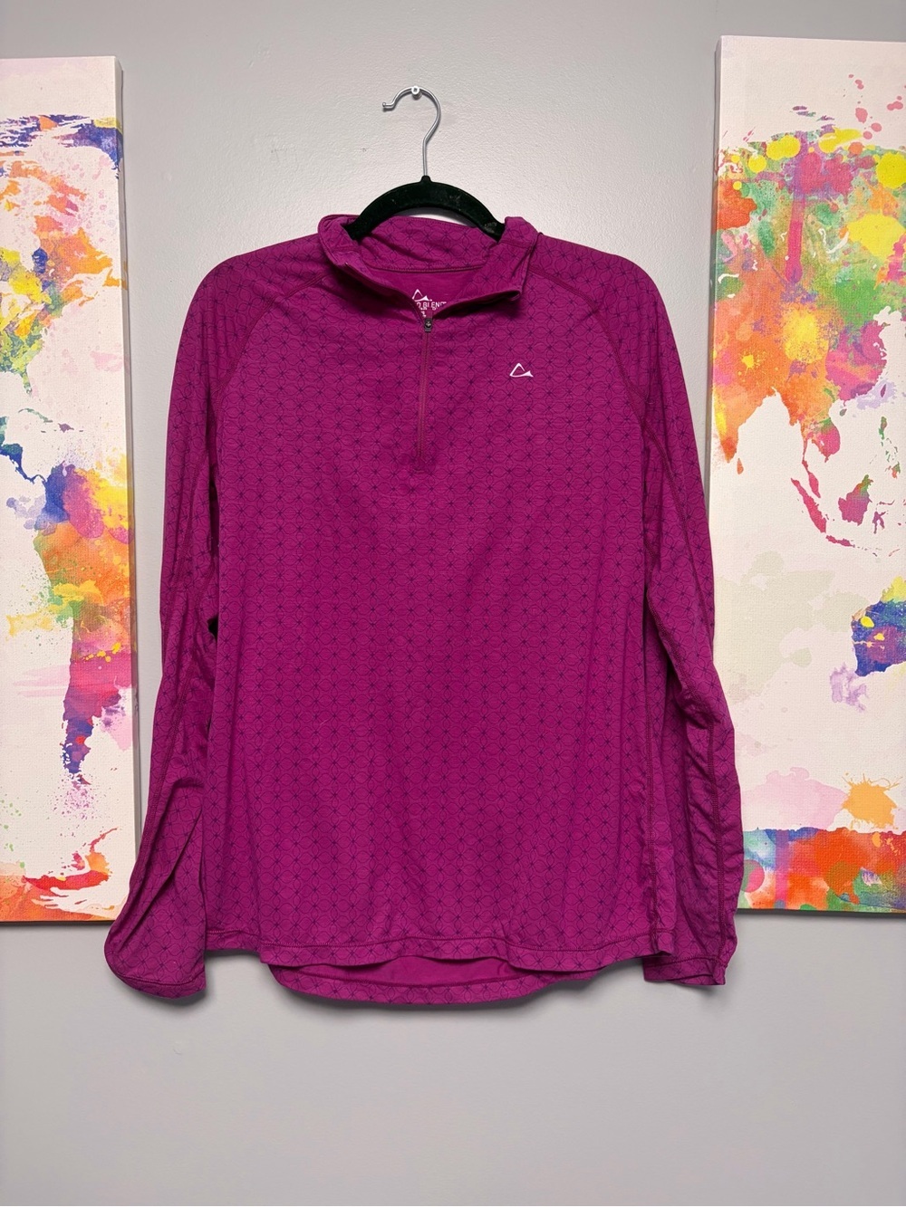 Paradox Magenta Quarter-Zip Pullover